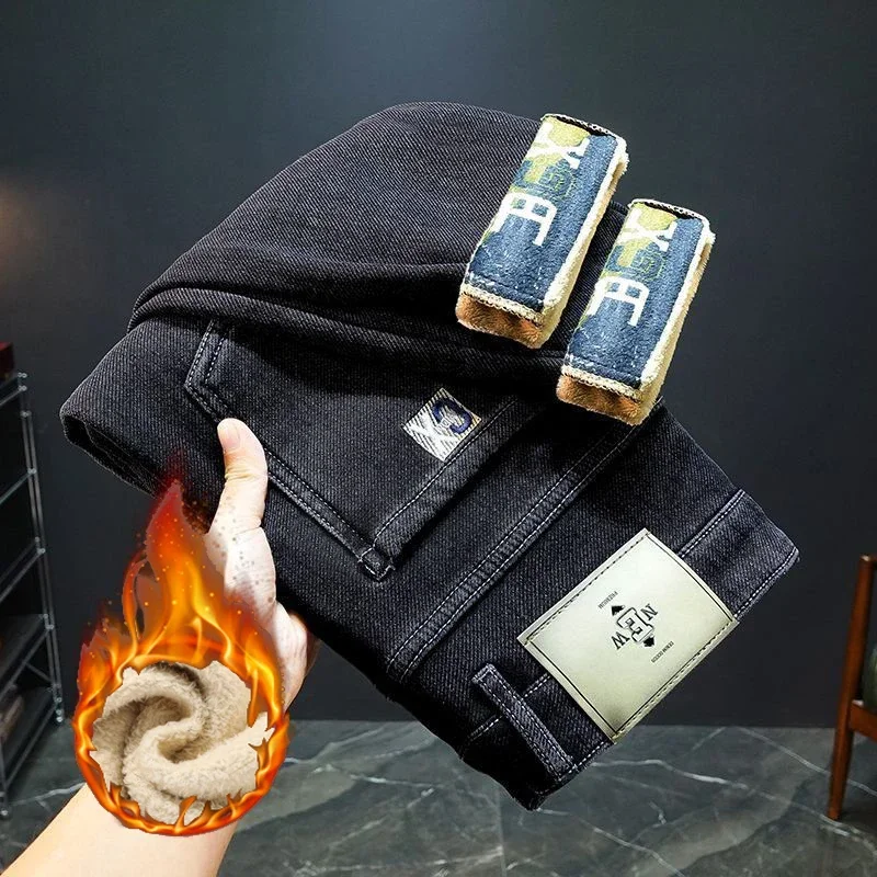 人気急上昇中！メンズ用、厚手で暖かく、スリムフィットなデザイ - Streetwear Brand Denim のレビューと価格