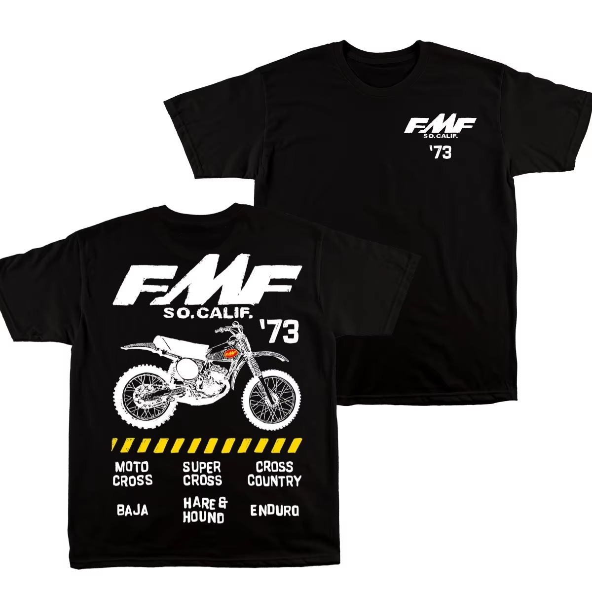 ブラックのFMFヴィンテージ・ダートバイク1973、モトクロ - Streetwear Brand Vintage のレビューと価格